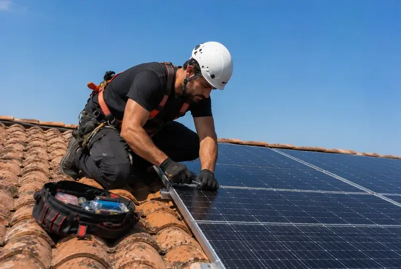Maintenance et monitoring de panneaux solaires à Montlaur