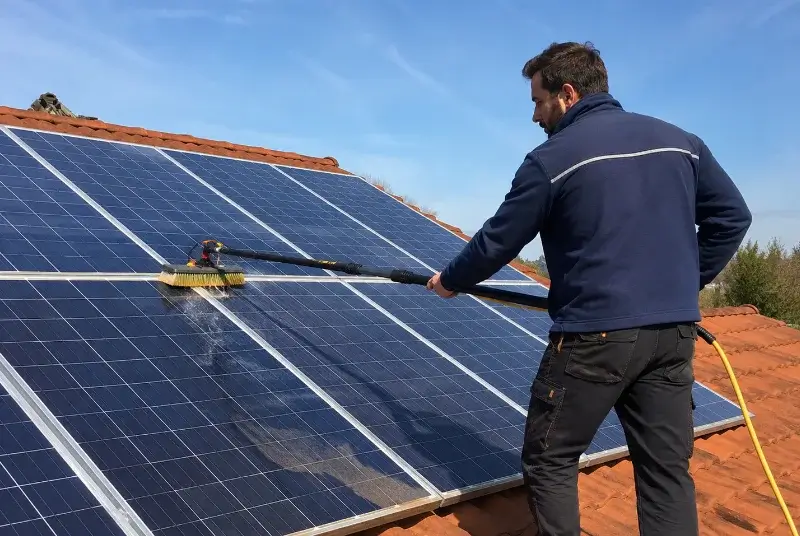 Nettoyage et entretien de panneaux solaires à Montlaur